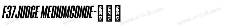 F37Judge MediumConde字体转换